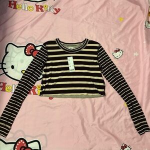 Urban Outfitters. BDG Seb Spliced Long Sleeve Tee